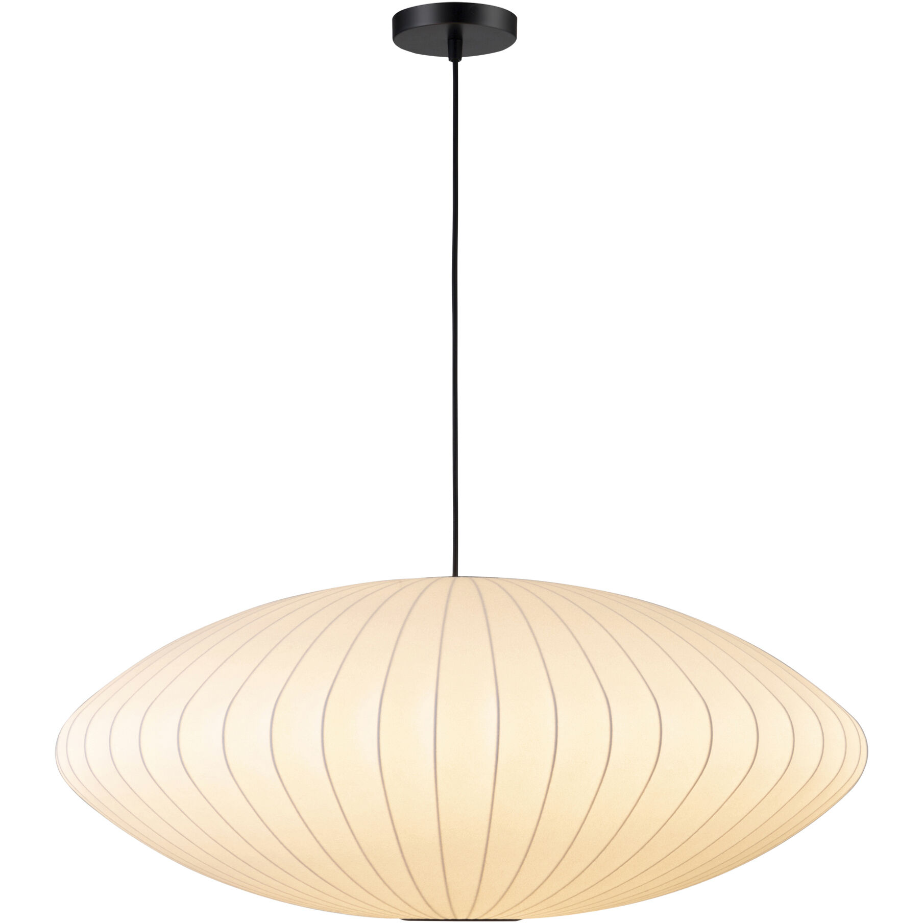 Lys 1 Light 32 inch White Pendant Light Ceiling Light, Large